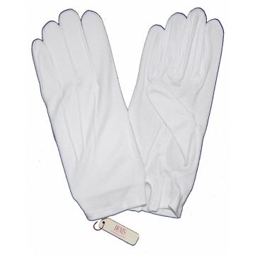 Mens White Masonic Glove